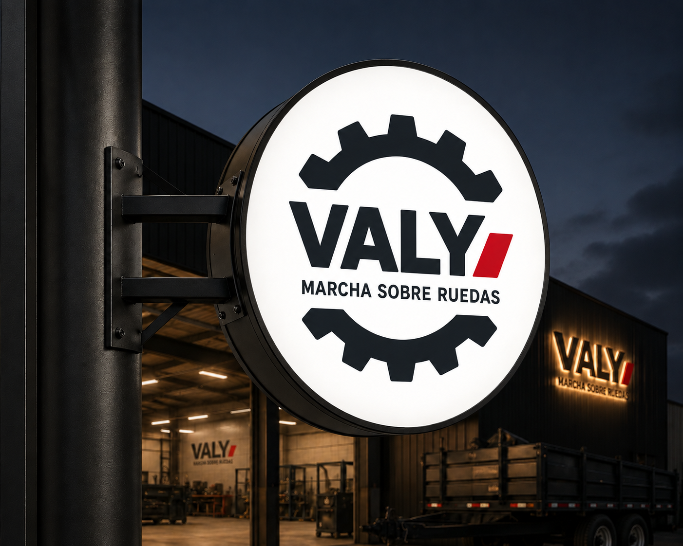 Letrero exterior VALY